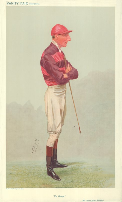 Mr George James Thursby, Mr George, 1907. augusztus 28., Vanity Fair karikatúra alkotó: Leslie Matthew Ward
