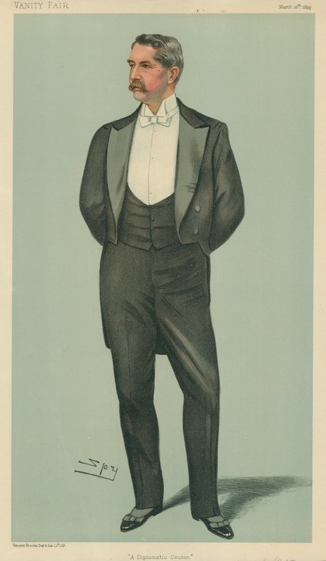Henry White úr, Egy diplomata unokatestvér, 1899. március 2., Vanity Fair rajzfilm alkotó: Leslie Matthew Ward