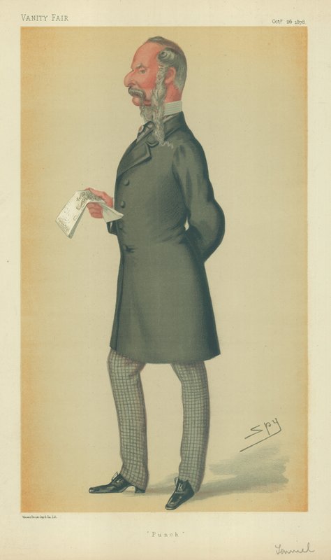 Mr John Tenniel, Punch, 1878. október 26., Vanity Fair rajzfilm alkotó: Leslie Matthew Ward