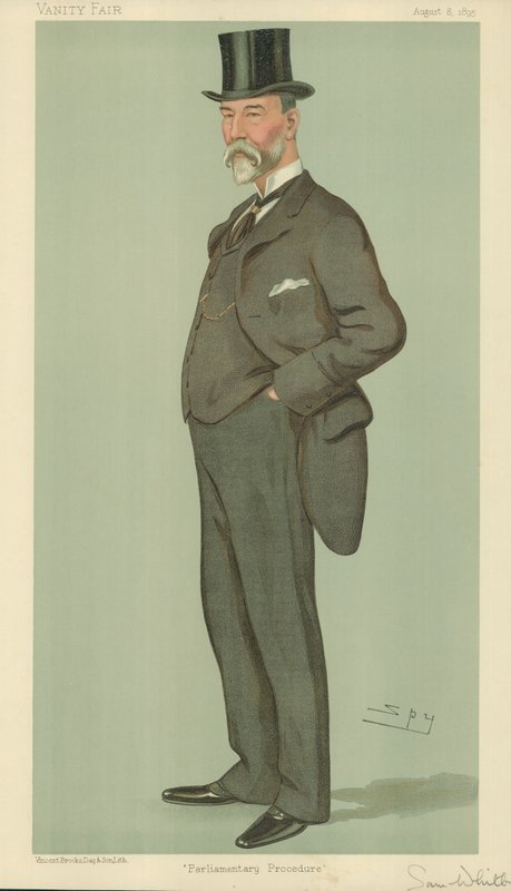 Mr Samuel Whitbread, parlamenti eljárás, 1895. augusztus 8., Vanity Fair karikatúra alkotó: Leslie Matthew Ward