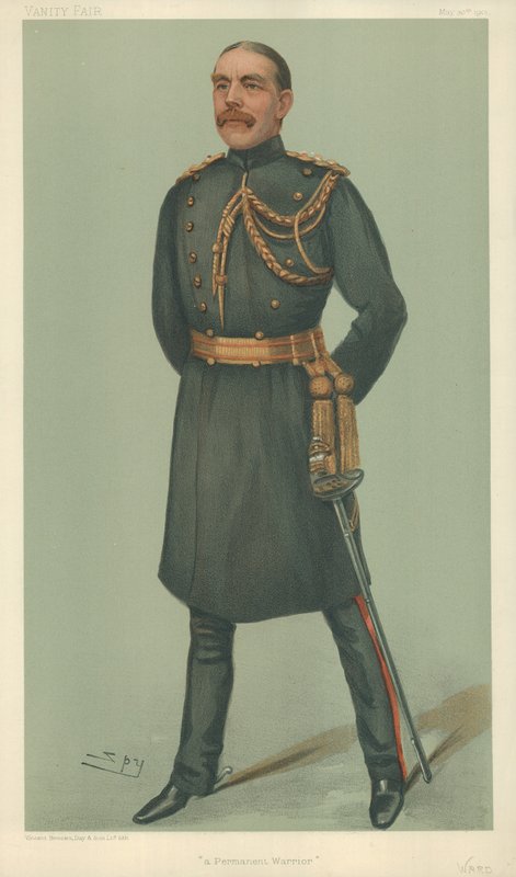 William Dudley Ward, Egy állandó harcos, 1901. május 30., Vanity Fair rajzfilm alkotó: Leslie Matthew Ward