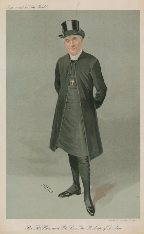 London püspökének portréja alkotó: Leslie Matthew Ward
