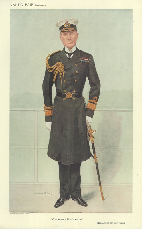 Sir Colin Keppel ellentengernagy alkotó: Leslie Matthew Ward