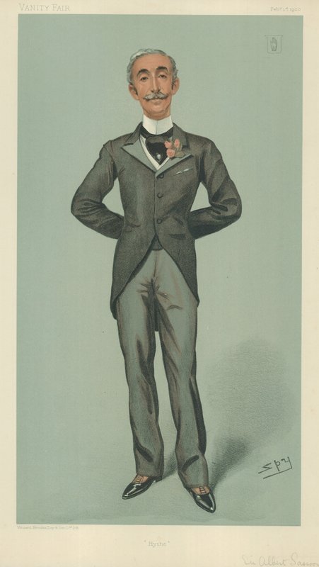Sir Albert Edward Sassoon, Hyde, 1900. február 1., Vanity Fair karikatúra alkotó: Leslie Matthew Ward