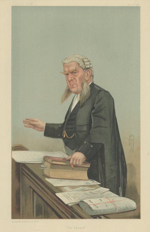Sir Edward George Clarke alkotó: Leslie Matthew Ward
