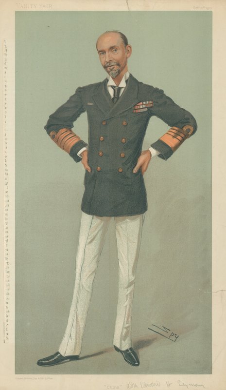 Sir Edward Hobart Seymour, Kína, 1901. október 31., Vanity Fair karikatúra alkotó: Leslie Matthew Ward