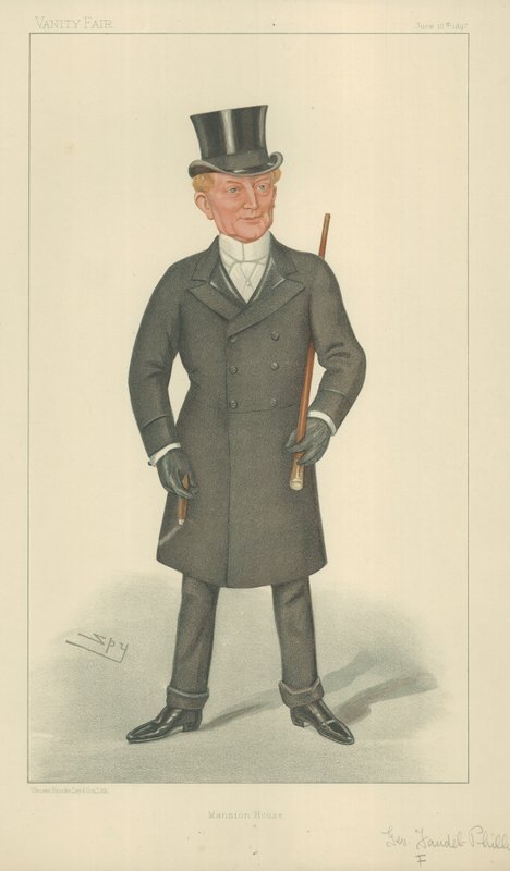 Sir F Phillips, London polgármestere alkotó: Leslie Matthew Ward