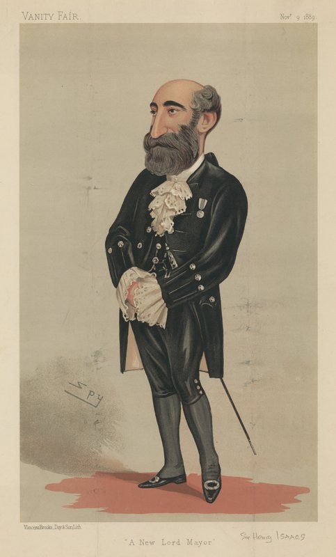 Sir Henry Aaron Isaacs alkotó: Leslie Matthew Ward