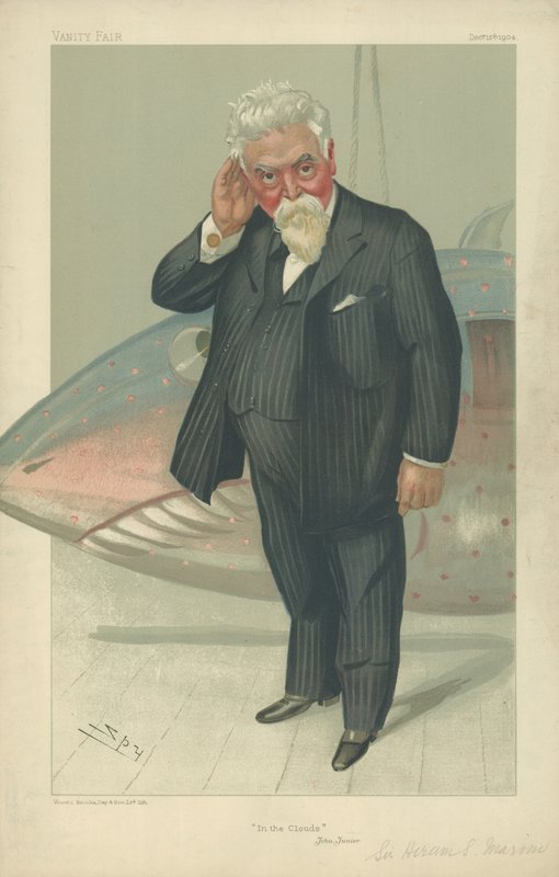 Sir Hiram Stevens Maxim alkotó: Leslie Matthew Ward