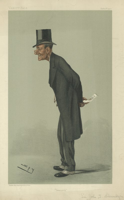 Sir John Talbot Dilwyn-Llewellyn alkotó: Leslie Matthew Ward