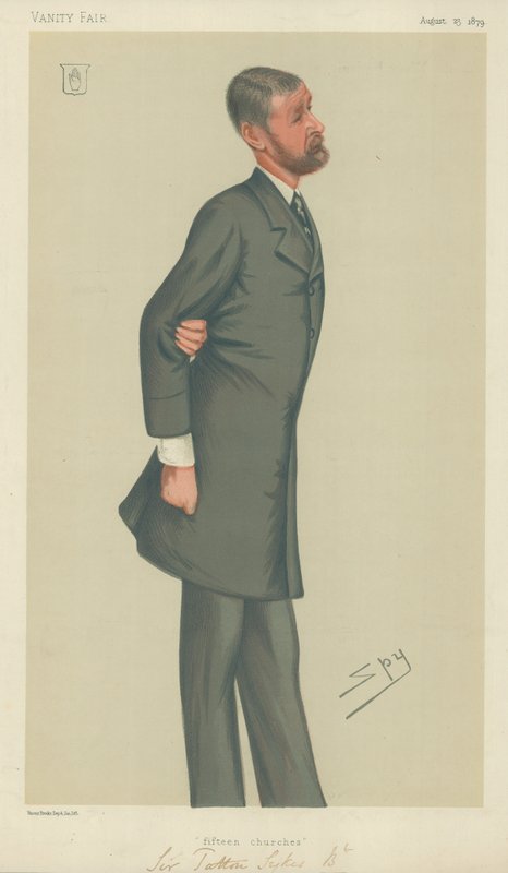 Sir Tatton Sykes, Tizenöt templom, 1879. augusztus 23., Vanity Fair rajzfilm alkotó: Leslie Matthew Ward