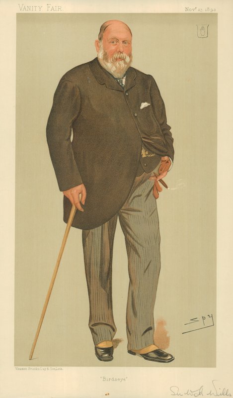 Sir William Henry Wills, Madárszem, 1893. november 23., Vanity Fair rajzfilm alkotó: Leslie Matthew Ward
