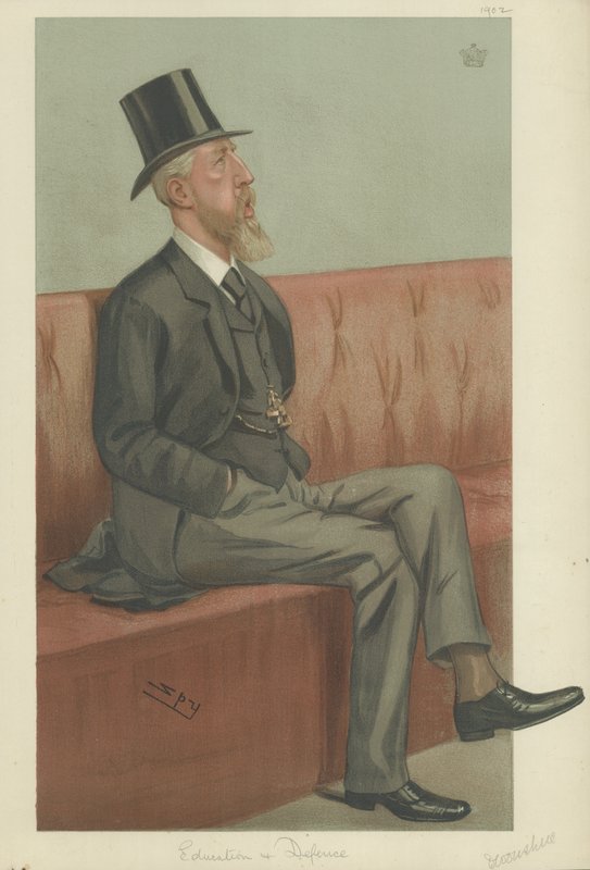 Devonshire hercege (színes litó) alkotó: Leslie Matthew Ward