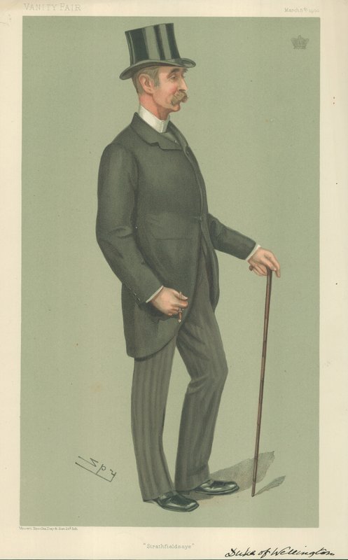 Wellington hercege, Strathfieldsaye, 1903. március 5., Vanity Fair rajzfilm alkotó: Leslie Matthew Ward