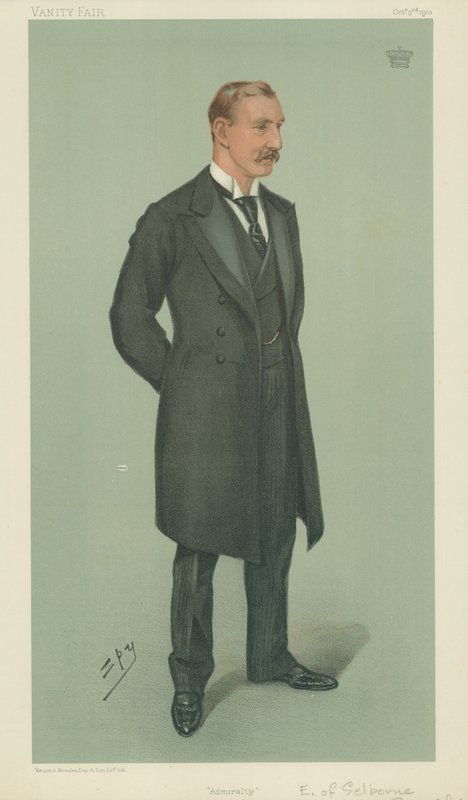 Selborne grófja, Admiralitás, 1901. október 3., Vanity Fair rajzfilm alkotó: Leslie Matthew Ward
