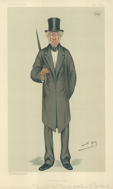 The Earl of Selkirk, Created in 1646, 1882. május 20., Vanity Fair karikatúra alkotó: Leslie Matthew Ward