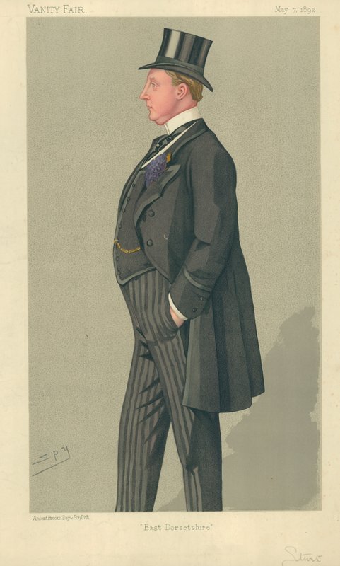 A Hon Humphrey Sturt, East Dorsetshire, 1892. május 7., Vanity Fair rajzfilm alkotó: Leslie Matthew Ward