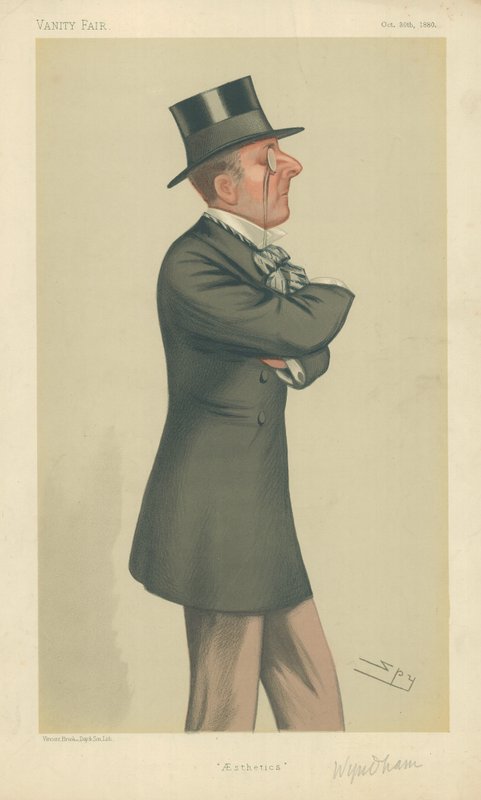 A Hon Percy Scawen Wyndham, Esztétika, 1880. október 30., Vanity Fair rajzfilm alkotó: Leslie Matthew Ward
