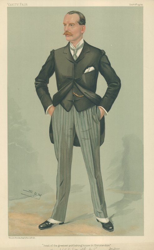 The Hon W F D Smith, a kereszténység legnagyobb kiadójának vezetője, 1904. december 8., Vanity Fair rajzfilm alkotó: Leslie Matthew Ward