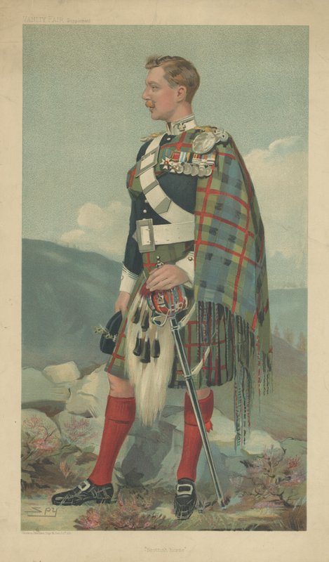 Tullibardine márkija (színes litó) alkotó: Leslie Matthew Ward