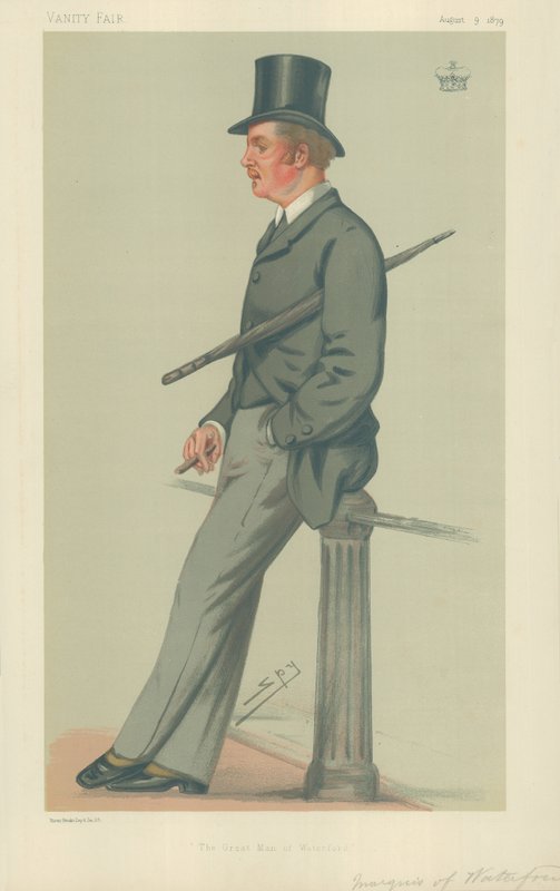 Waterford márkija, Waterford nagy embere, 1879. augusztus 9., Vanity Fair rajzfilm alkotó: Leslie Matthew Ward