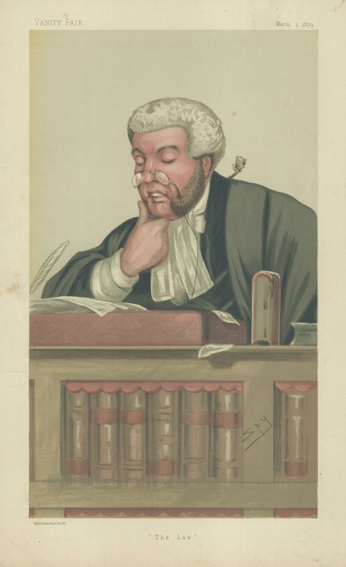 A jobb tiszt Sir George Jessel alkotó: Leslie Matthew Ward
