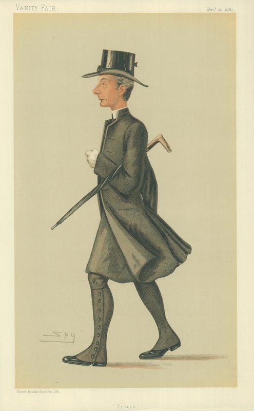 The Right Rev George Howard Wilkinson, Truro püspöke, Truro, 1885. december 26., Vanity Fair karikatúra alkotó: Leslie Matthew Ward
