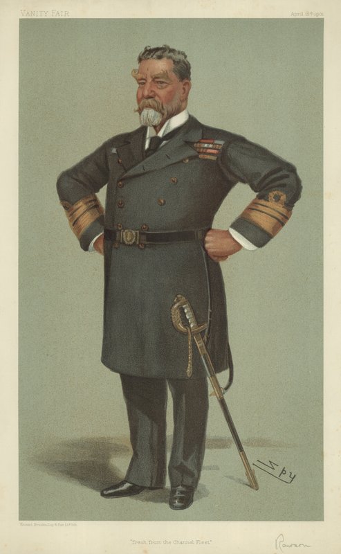 Sir Henry Holdsworth Rawson admirális alkotó: Leslie Matthew Ward
