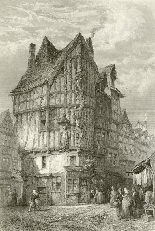 Jesse fájának háza, Joigny alkotó: Lewis John Wood