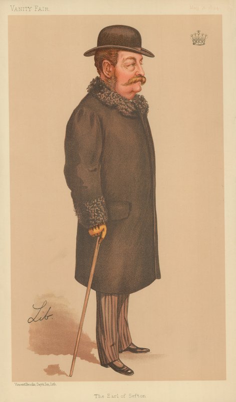The Earl of Sefton, 1894. május 3., Vanity Fair rajzfilm alkotó: Liborio Prosperi