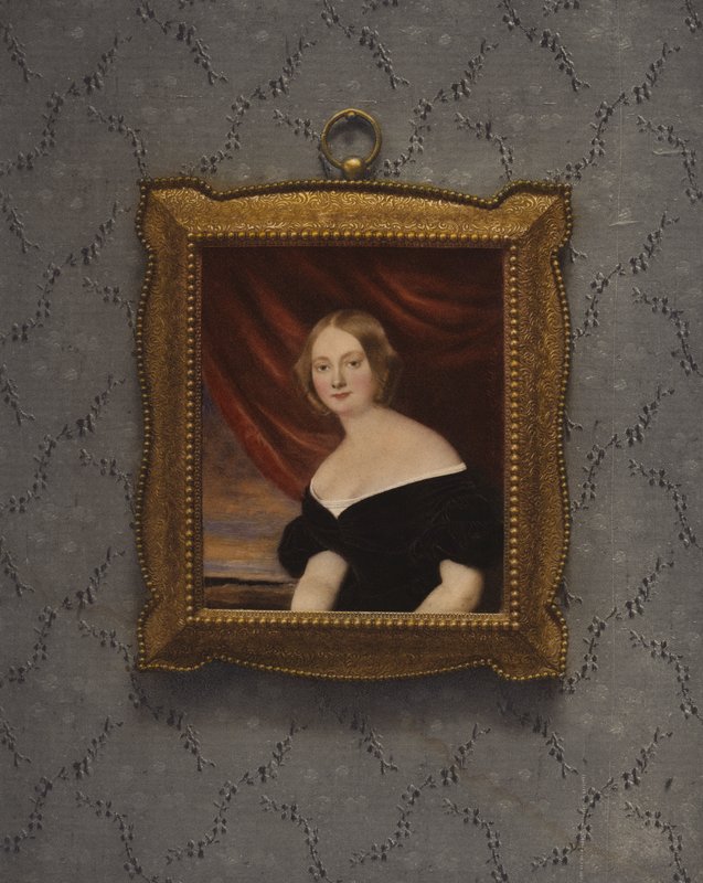 Madame Bouclier portréja, 1840 alkotó: Lizinska Aimee Zoe de Mirbel