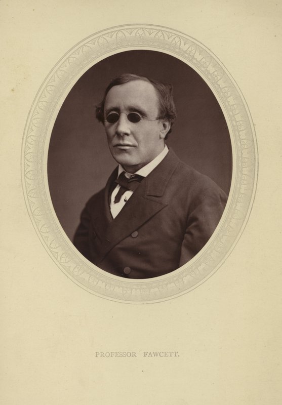 Henry Fawcett professzor portréja alkotó: Lock and Whitfield