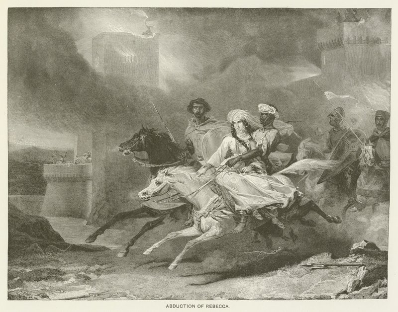 Rebecca elrablása alkotó: Léon Cogniet