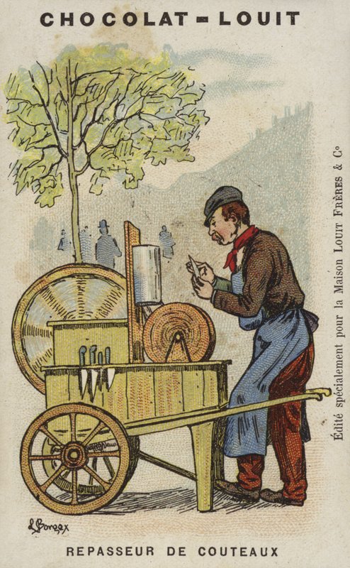 Késnyomó (chromolitho) alkotó: Louis Borgex
