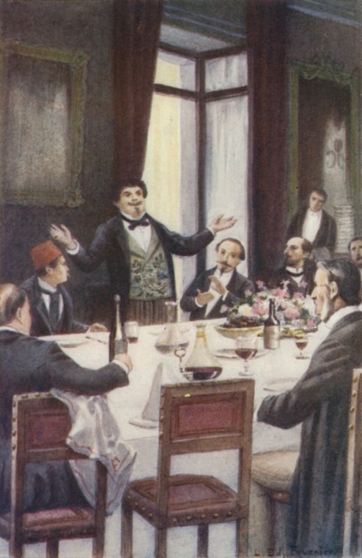 Ó, barátaim, kedves barátaim, ha tudnátok, milyen boldog vagyok! alkotó: Louis Edouard Paul Fournier