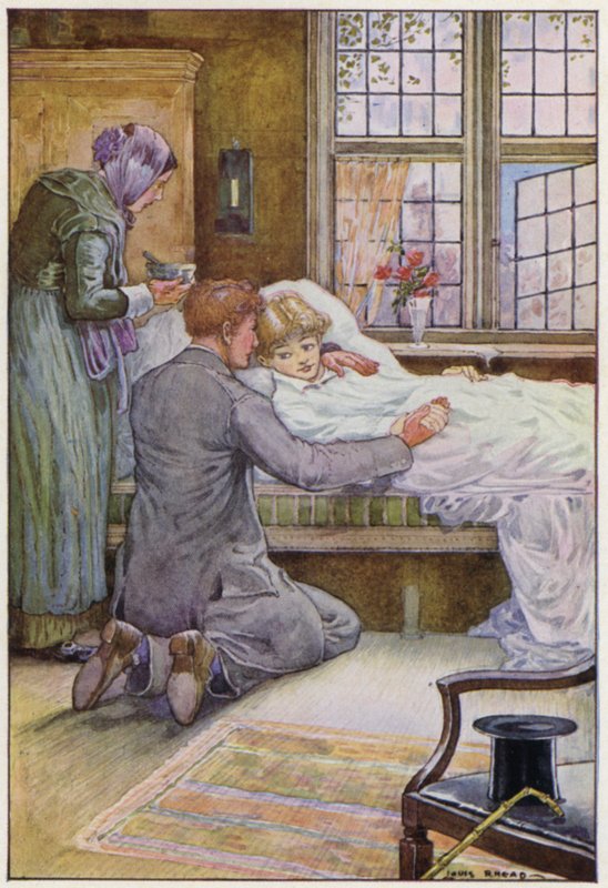 Illusztráció Tom Brown iskolai napjaihoz alkotó: Louis John Rhead
