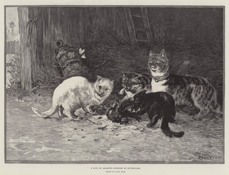 Az orgyilkosok bandája megdöbbent a Pillangóktól alkotó: Louis Wain
