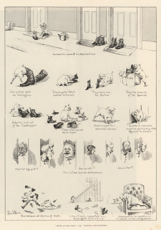 Csizma a Hattyúnál; vagy: Semmi sem olyan, mint a bőr alkotó: Louis Wain