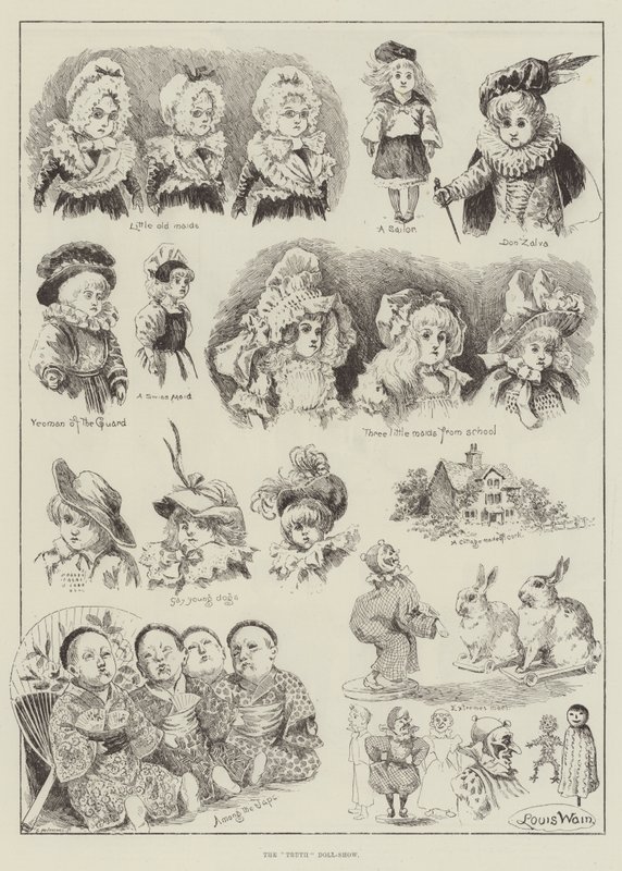 Az Igazság baba-show alkotó: Louis Wain
