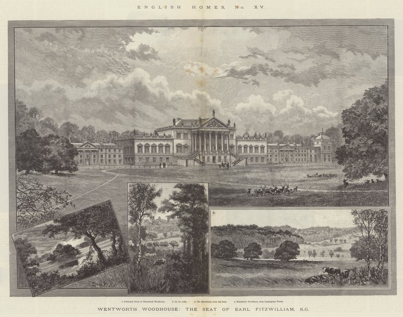 Wentworth Woodhouse, Earl Fitzwilliam székhelye, KG alkotó: Louis Wain