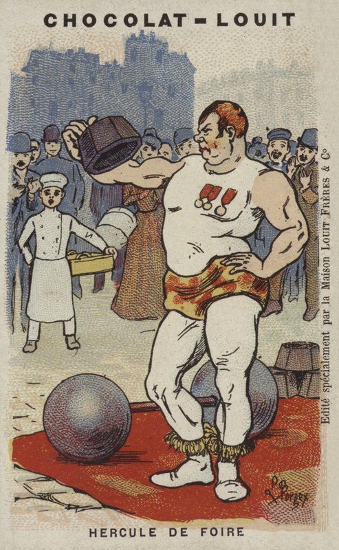 Fair Hercules (chromolitho) alkotó: Louis Borgex