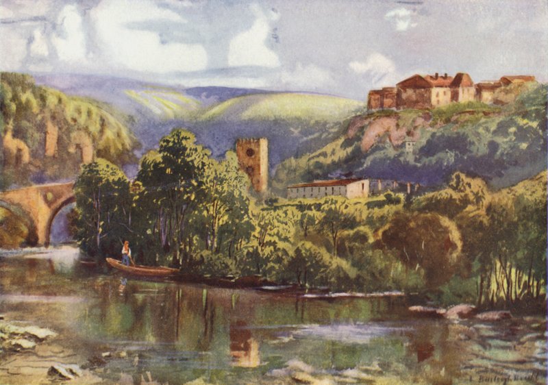 A Tejo folyón, Toledo alkotó: Louis Burleigh Bruhl