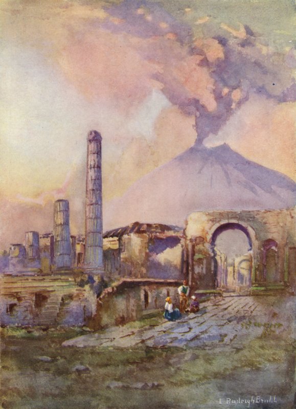 Pompeji, Vezúv a távolban alkotó: Louis Burleigh Bruhl