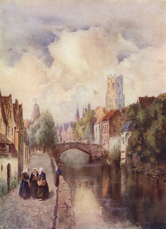 A Quay Vert, Bruges alkotó: Louis Burleigh Bruhl