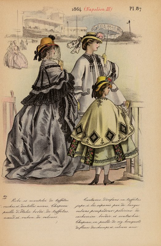 Francia divat: Napóleon III (színes litográfia) alkotó: Louis Colas