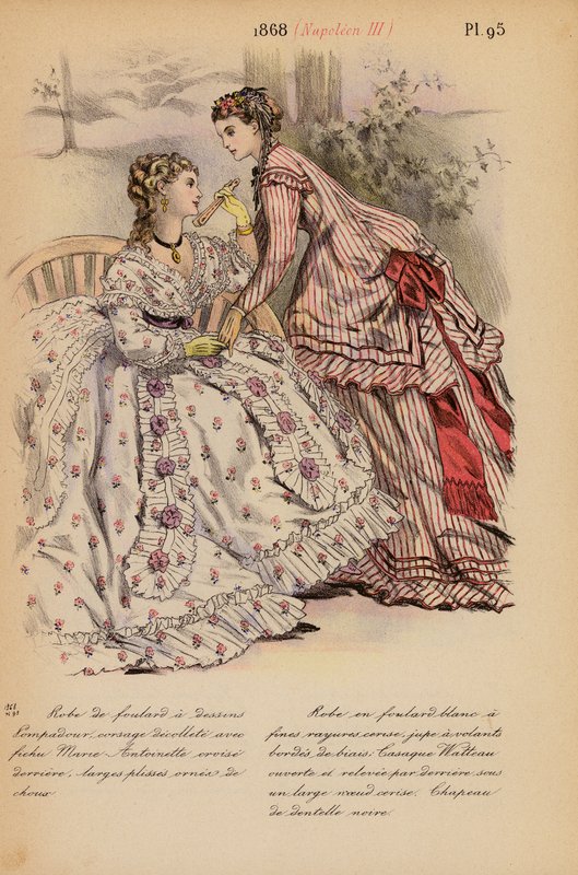 Francia divat: Napóleon III (színes litográfia) alkotó: Louis Colas