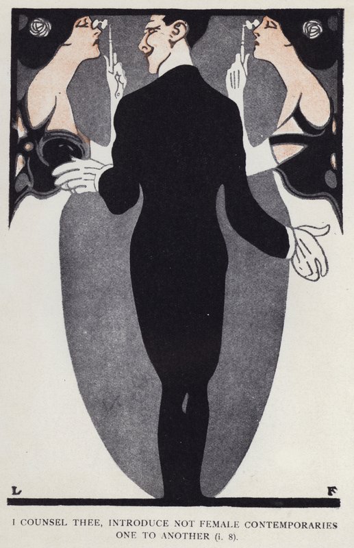 Azt tanácsolom, ne a női kortársakat mutasd be egymásnak (színes litho) alkotó: Louis Fancher