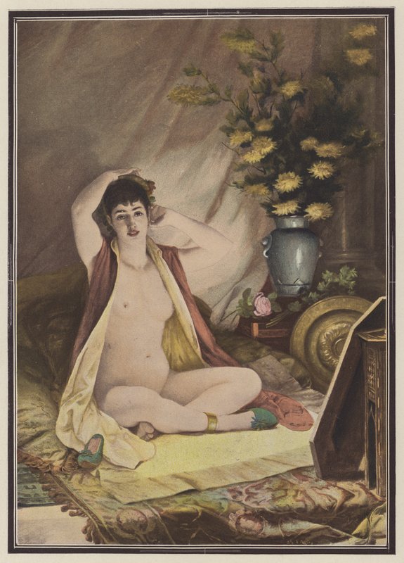 A kinézet előtt (színes litó) alkotó: Louis Jacquesson de La Chevreuse
