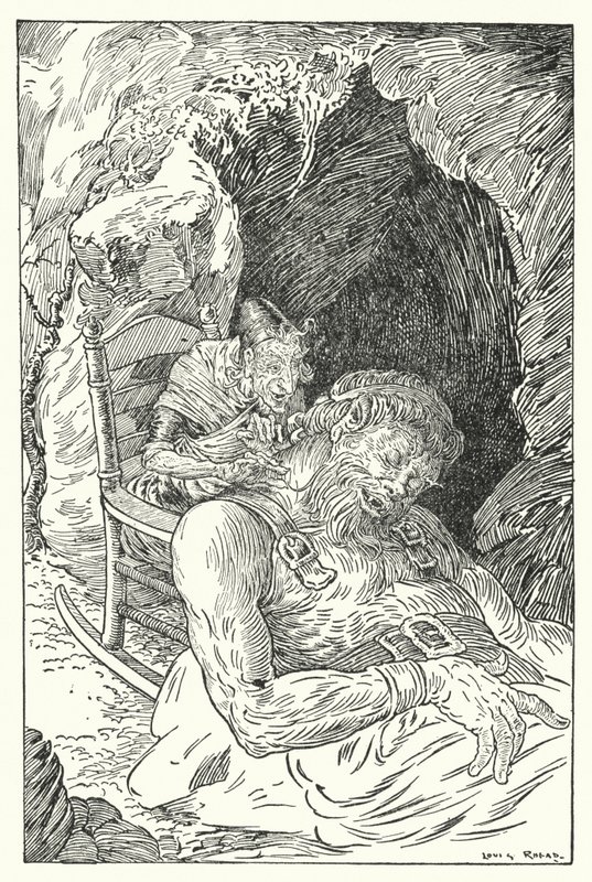 Óriás aranyszakáll (litho) alkotó: Louis John Rhead
