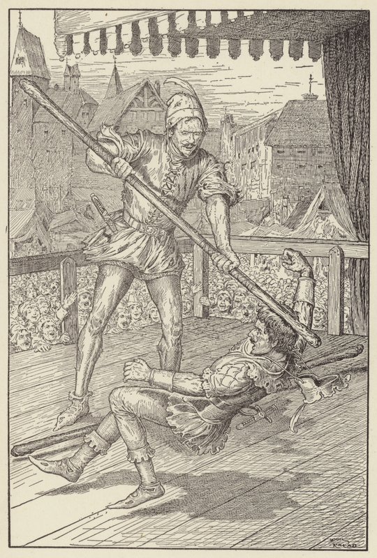 Teliben és négyszögletesen megütötte Ericet a koponyáján alkotó: Louis John Rhead